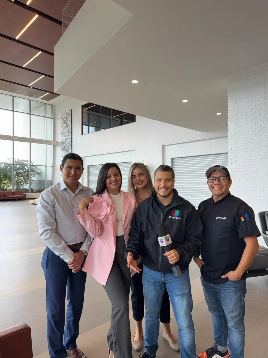 Univision coverage during the event